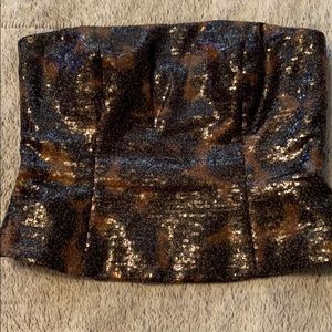 Sequined Corset Top
